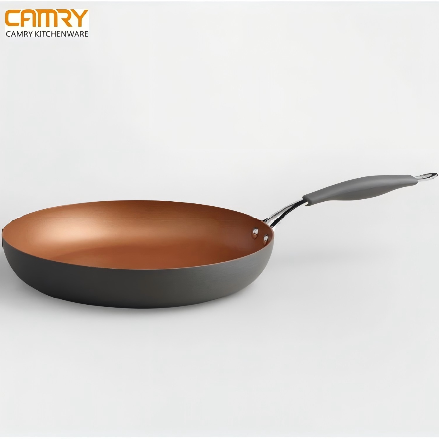 Hard Anodized Fry Pan With SS Handle