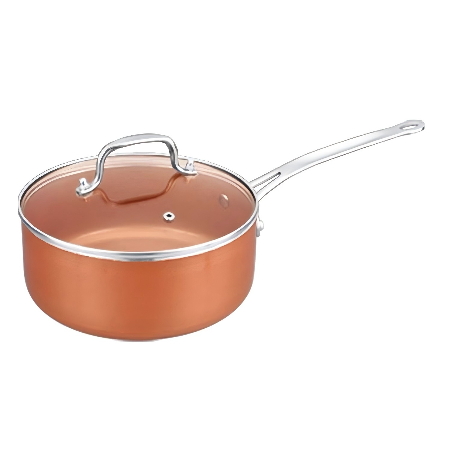 Copper Sauce Pot With S/S Handle