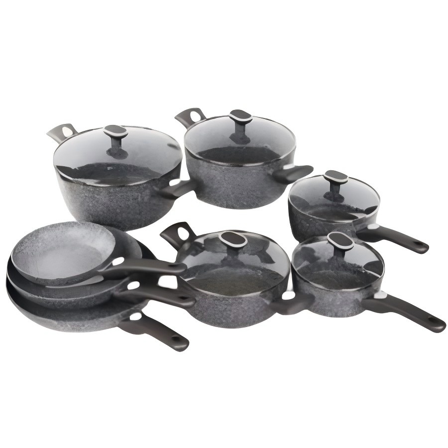 Marble Coat Forged Aluminum Cookware Set